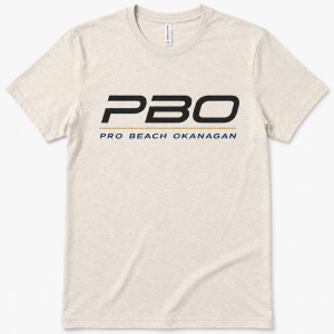 PBO Logo Tee Heather Natural