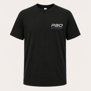 PBO Logo Tee Heather Black